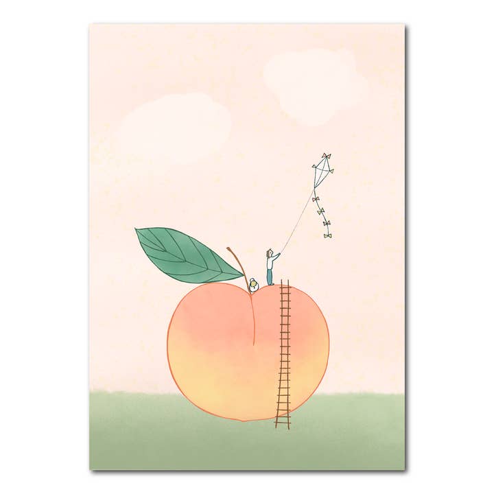 Studio Kvinna - Wholesale Everyday Greeting Card - Kite flying | Map