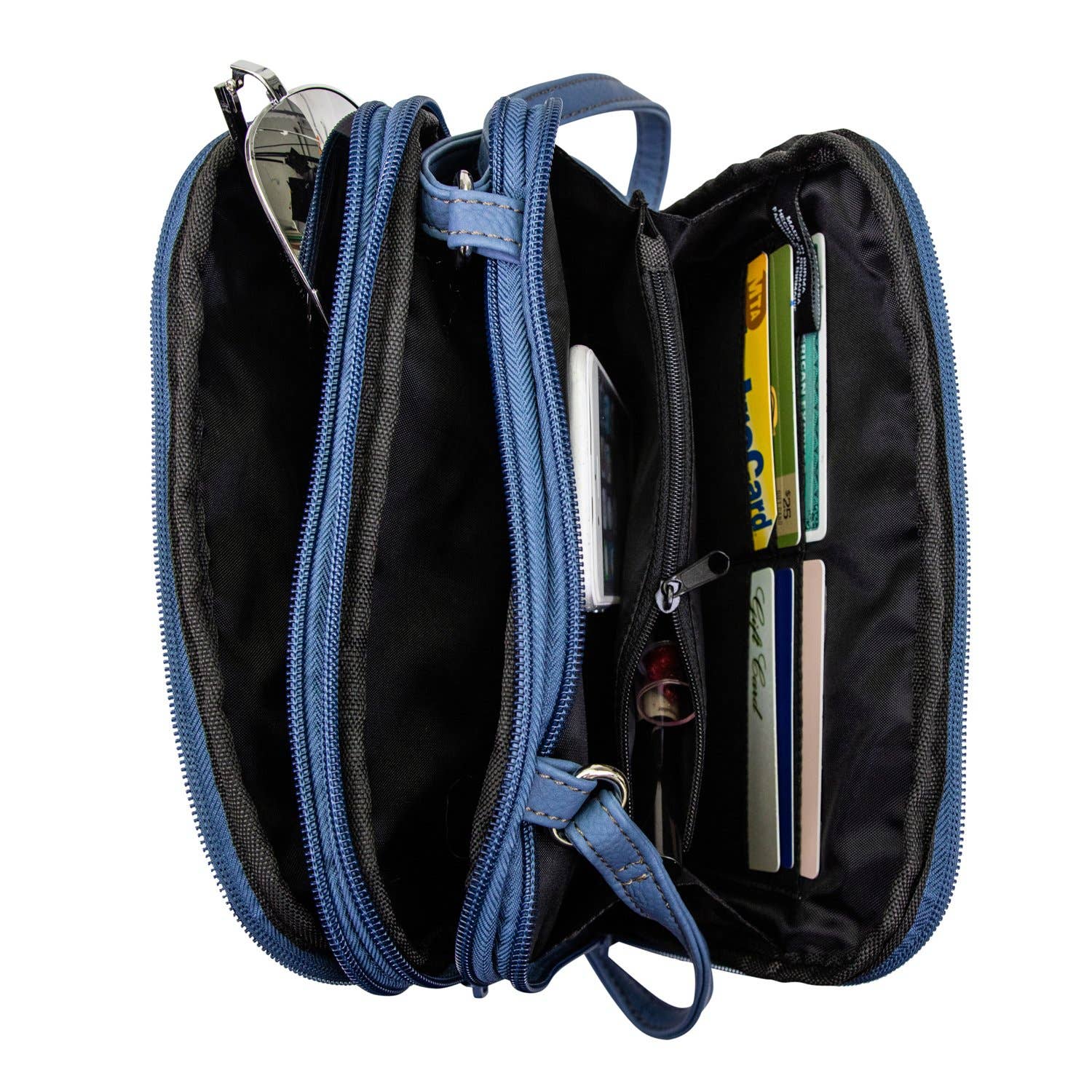 Multisac Handbags - Wholesale Crossbody Bag - Women's - Multisac Zippy Triple Compartment Crossbody19