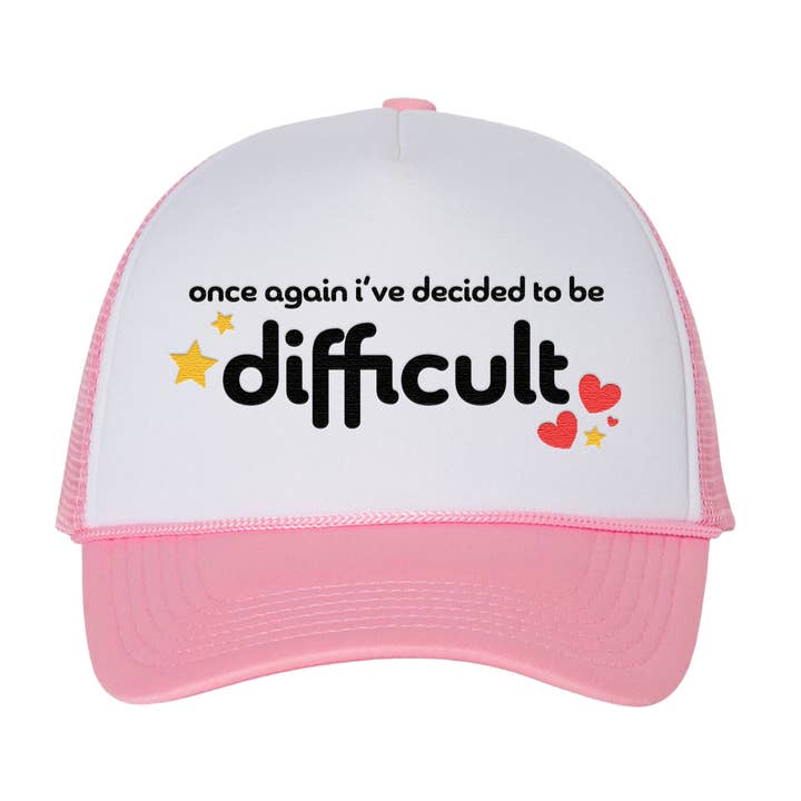 Återigen har jag bestämt mig för att vara svår - Foam Trucker Hat för wholesale av Calm Down Caren