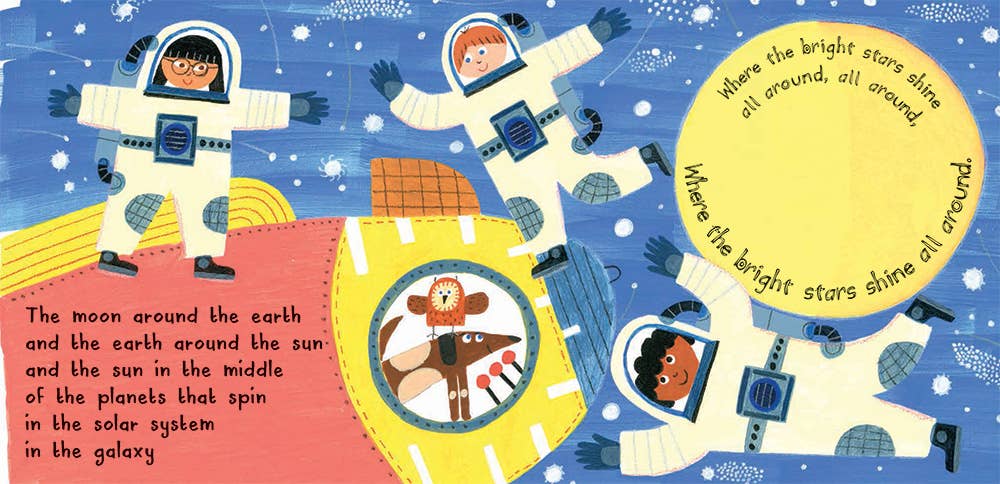 Barefoot Books - Vente Livre pour enfants de maternelle (de 3 à 5 ans) - Space Song Rocket Ride2