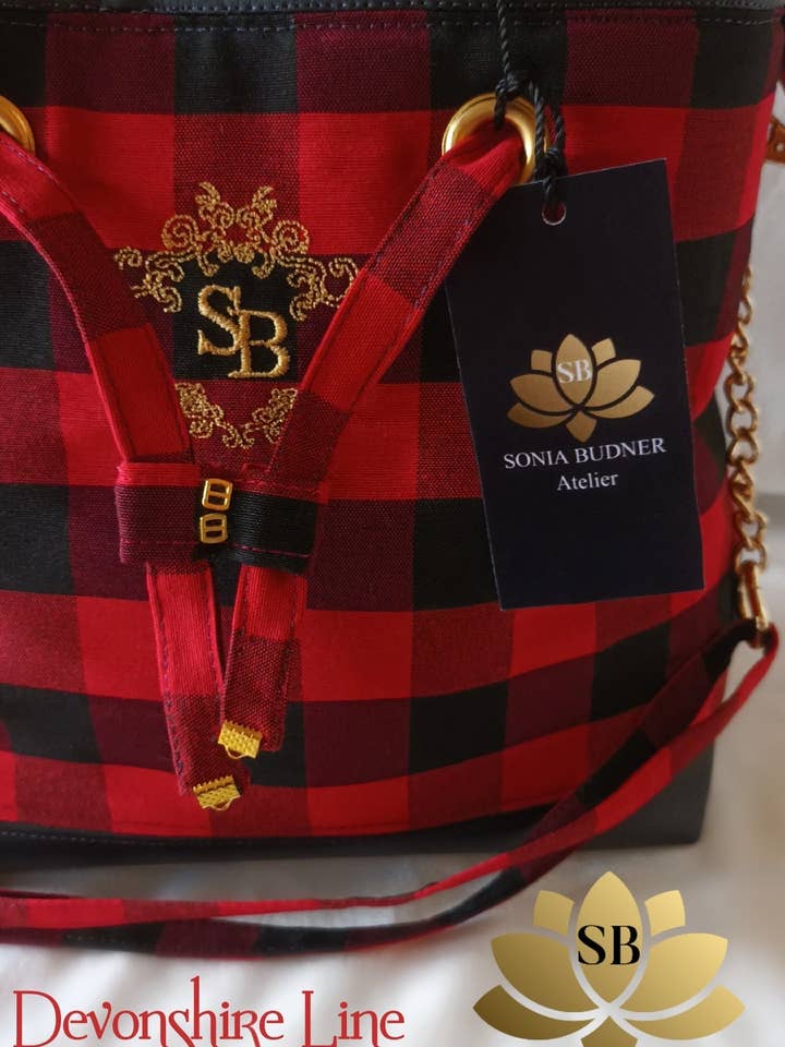 Bucket Bag - Devonshire Line for wholesale by Sonia Budner Atelier