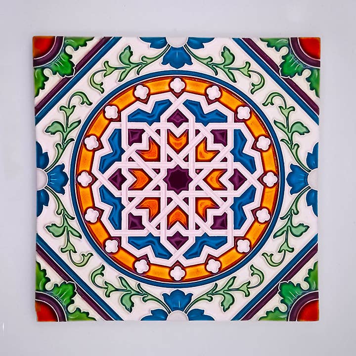 Håndlavet og håndmalet keramisk flise for engroshandel hos Tejo Shop