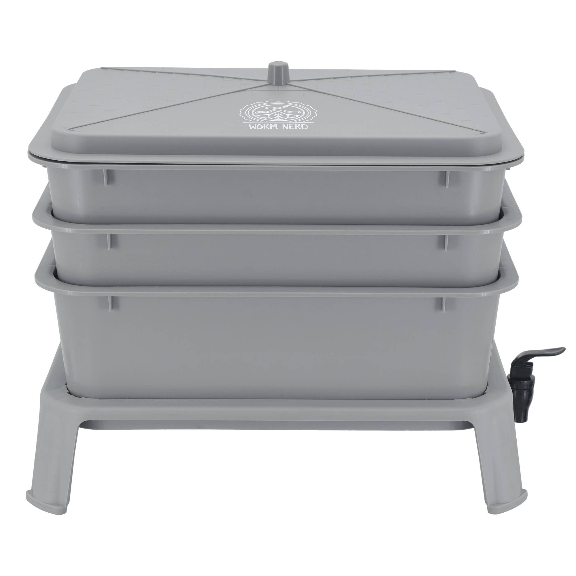 Arcadia Garden Products - Wholesale Outdoor Ornament/Decor - Jaylen Compost Bin - Gray1