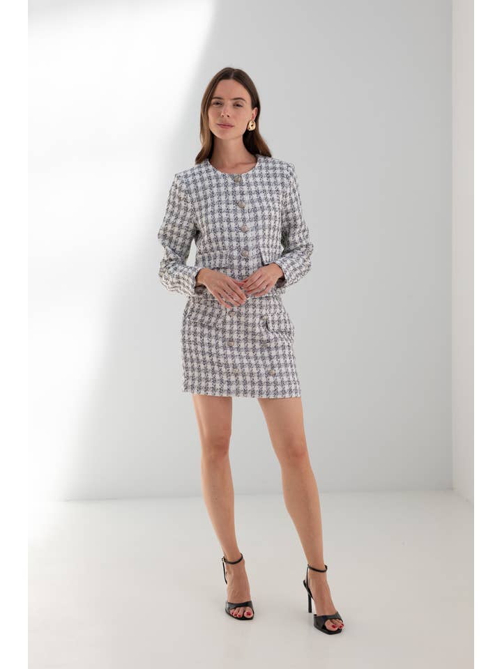 White AZURA Skirt S017 for wholesale on Faire3