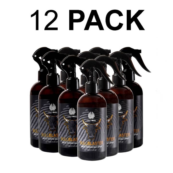 Crazy Bull Europe - Vendita all'ingrosso Lacca per capelli - Spray salino Bull Blaster (confezione da 12)