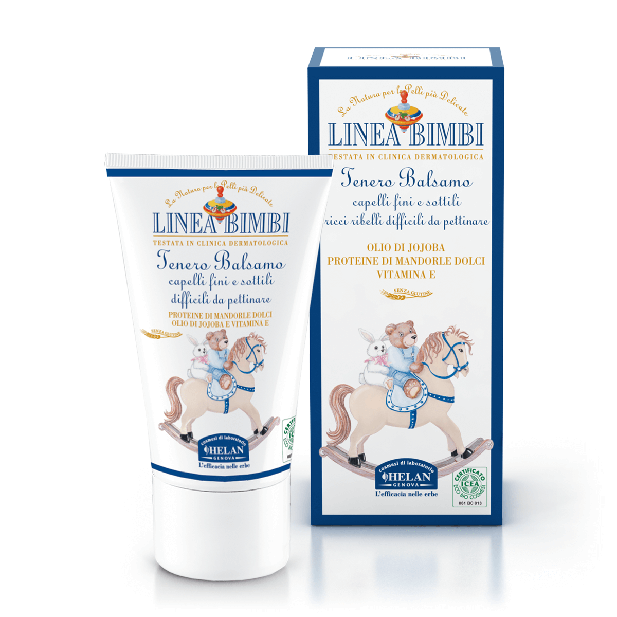 HELAN COSMESI DI LABORATORIO – Amaciador de cabelo - Bebé por atacado – Condicionador suave LINEA BIMBI 50 mL0