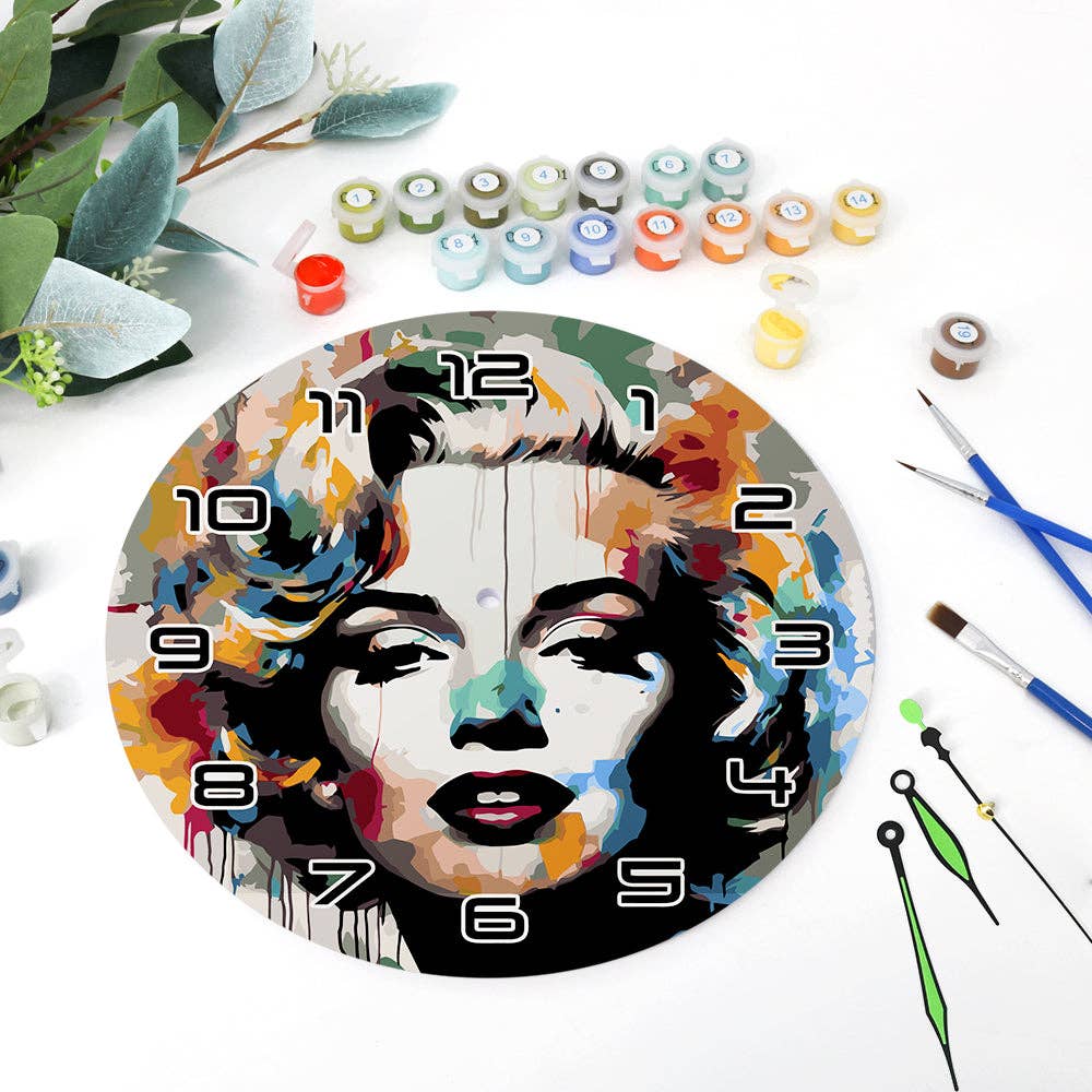 Paint Your Numbers - Wholesale DIY Craft Kit - Paint the Moment – Pop Icon Clock Kit13