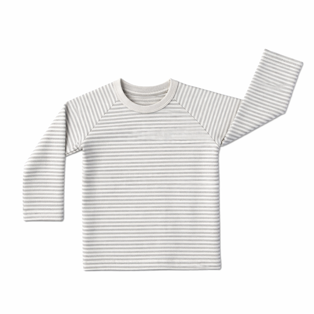Tate & Adele - Wholesale T-Shirt - Kids - Striped Raglan Tee8