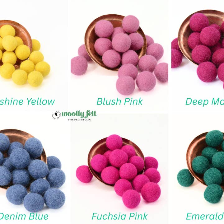 Multicolor DIY Felt Wool Balls, 100% Pure Wool, 100 Pcs and other Purchase Wholesale feltman. Free Returns & Net 60 Terms on Faire trending on Faire.