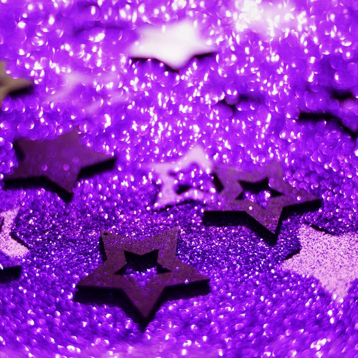 Fine Craft Glitter 1 LB Bottle - Purple for wholesale on Faire5