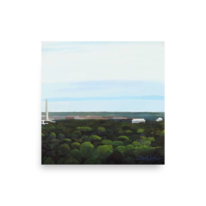Stampa artistica dipinta sui monumenti di Washington DC per la vendita all'ingrosso da parte di Artist Dave White