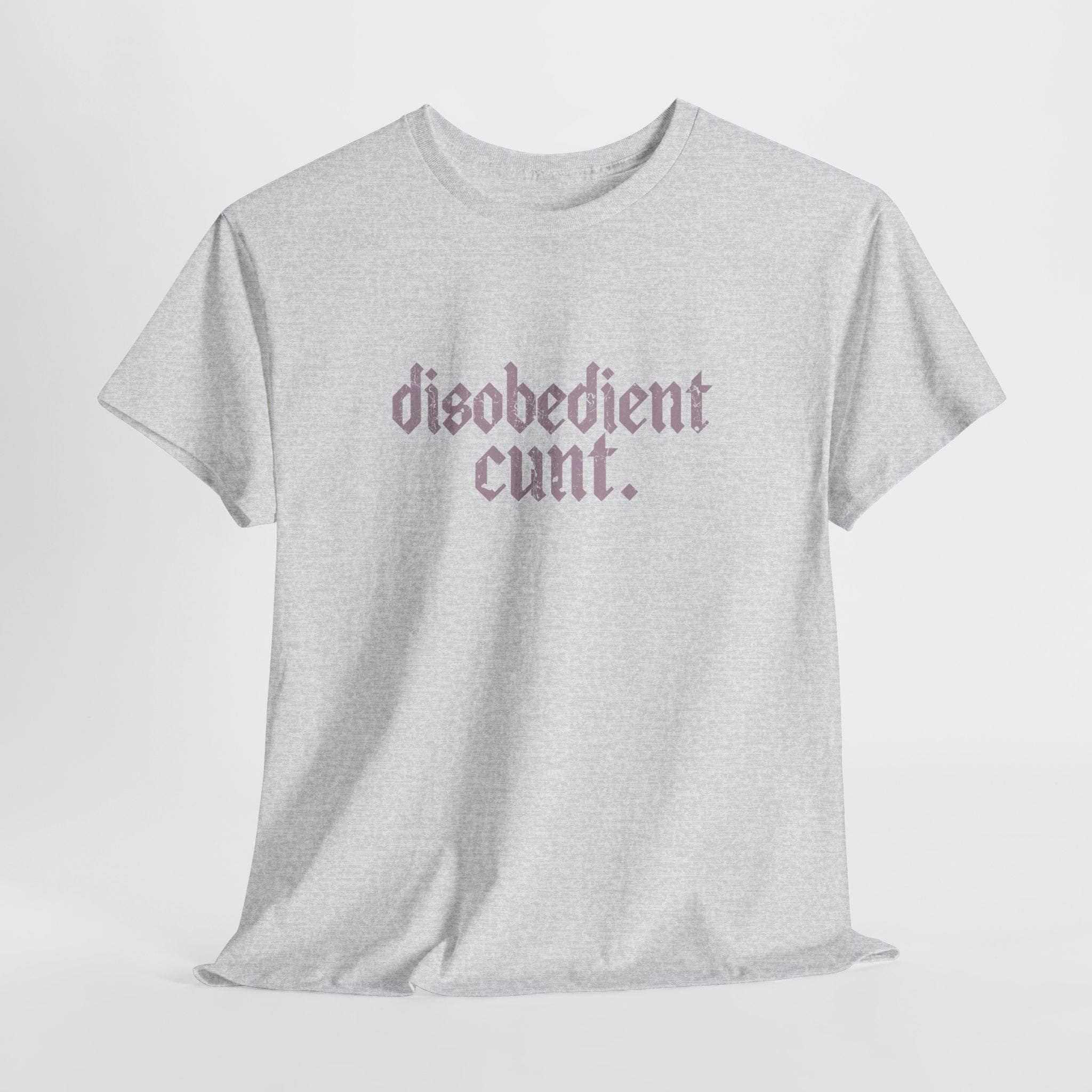 Kennidi Co. - Wholesale Screen Printed T-Shirt - Unisex - Disobedient Cunt T-shirts5