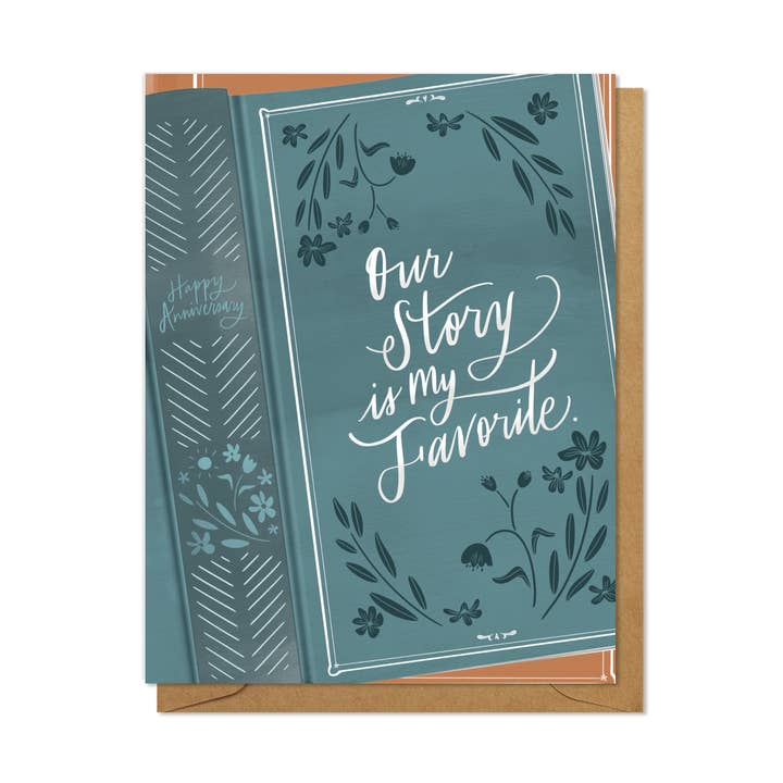 Our Story is my Favorite, Anniversary Card for wholesale by Joymark Studio