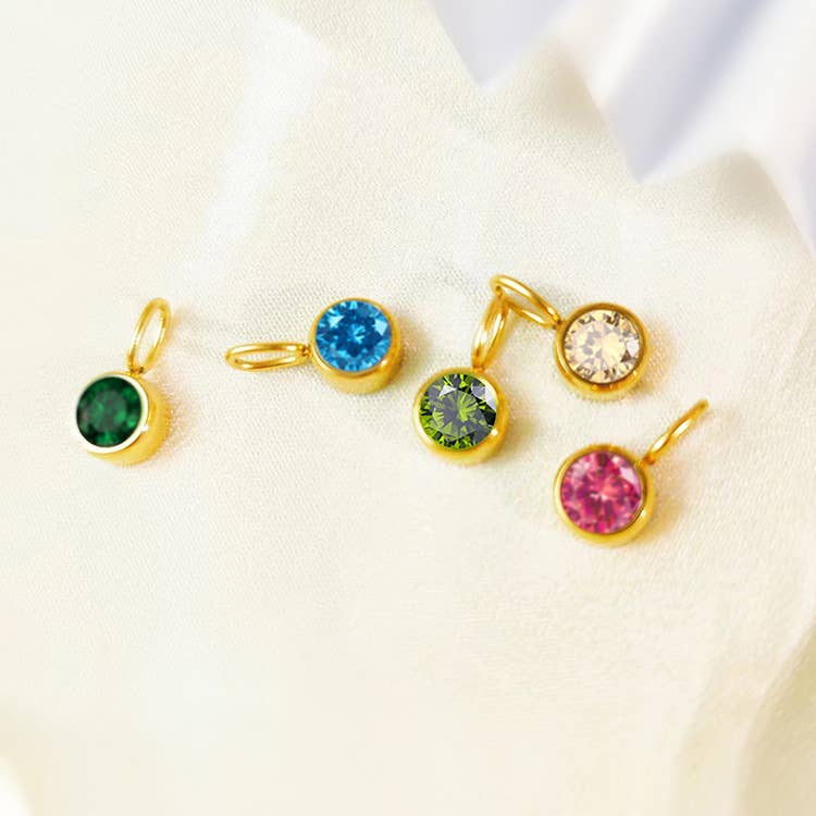 Sweet Cherry Sky - Wholesale Individual Charm/Pendant - Birthstone Gem Charm For Charm Necklace Pendant13