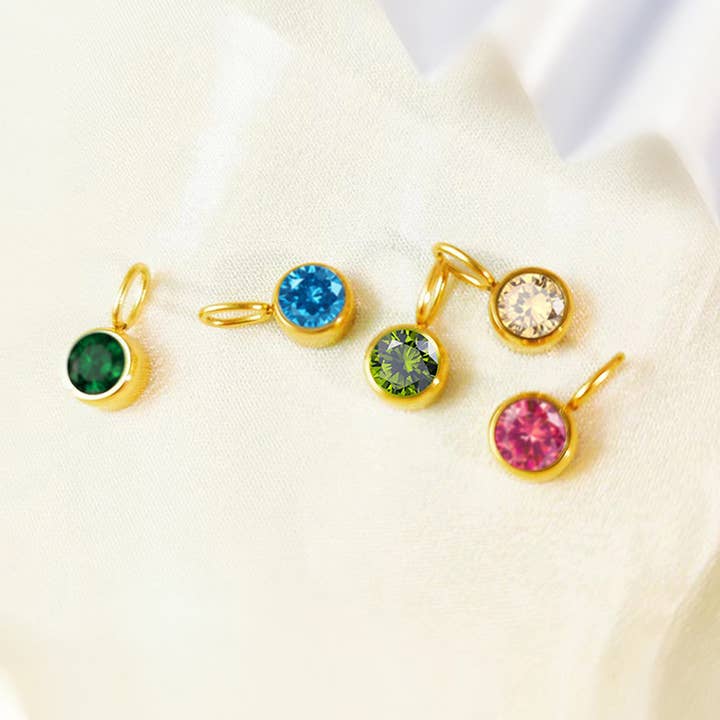 Sweet Cherry Sky - Wholesale Individual Charm/Pendant - Birthstone Gem Charm For Charm Necklace Pendant13