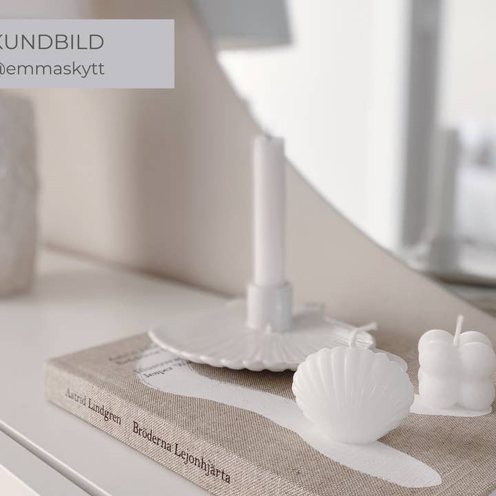 Artly Handmade - Wholesale Novelty Candle - Petite | Candle decoration decor candle unscented handmade sweden white1