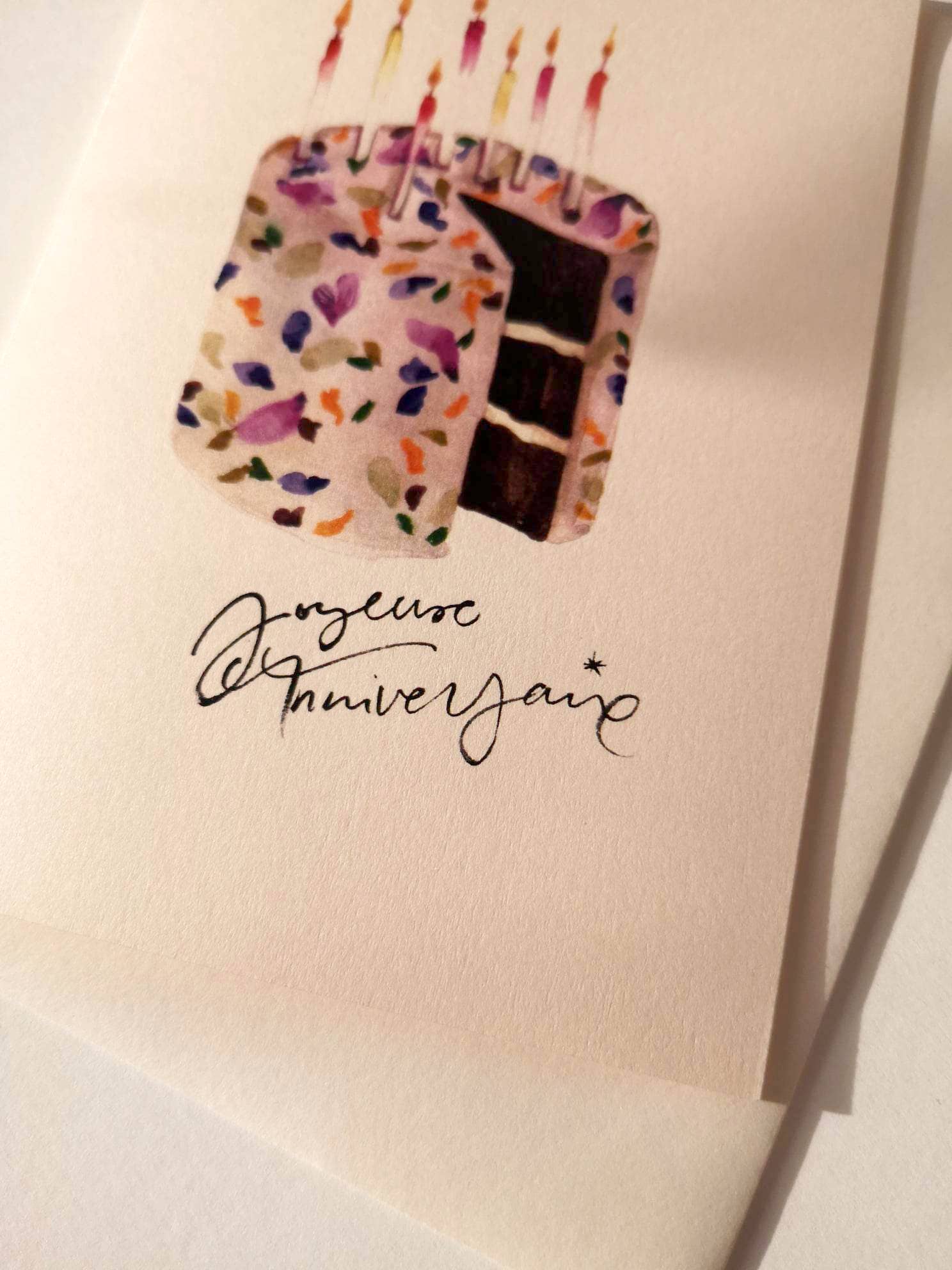 Tifalia - Wholesale Birthday Card - Birthday cake card1