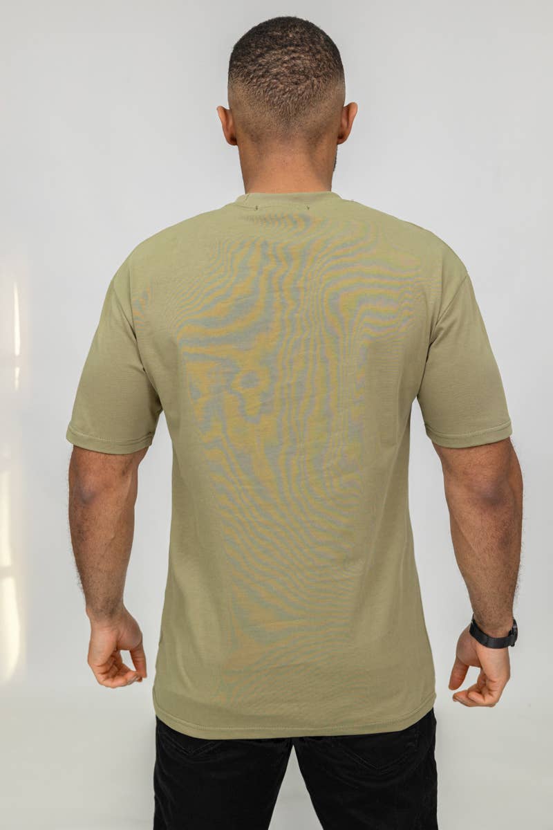 Zayne Paris - Wholesale T-Shirt - Men's - plain oversized round neck t-shirt tx920-1