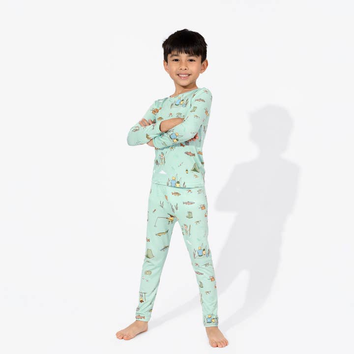 Fiske Barn Bambu Pyjamas för wholesale av Bellabu Bear