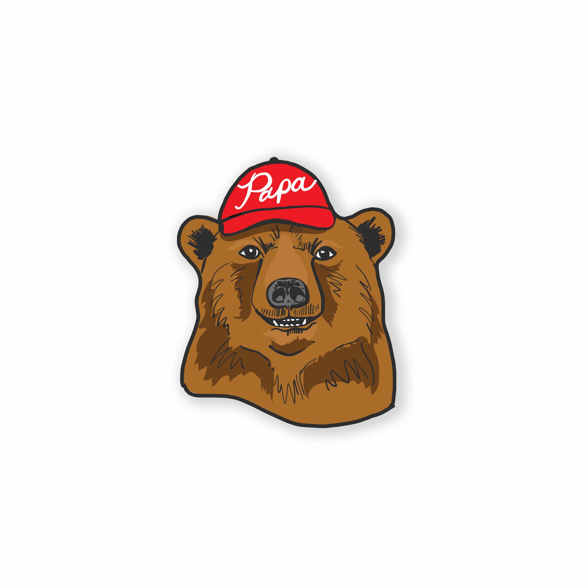 Antiquaria - Wholesale Sticker - Papa Bear Sticker