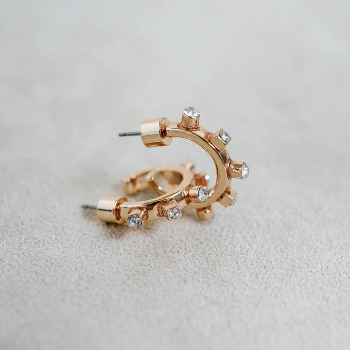 Metal Huggie - Gold for wholesale by Smith and Co. Design