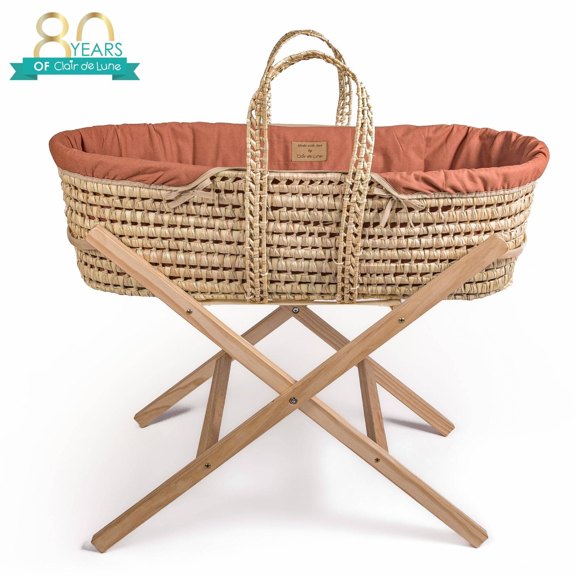 Clair De Lune – wholesale Bassinet – Baby – Organic Palm Moses Basket14