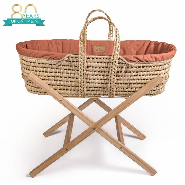 Clair De Lune – wholesale Bassinet – Baby – Organic Palm Moses Basket14