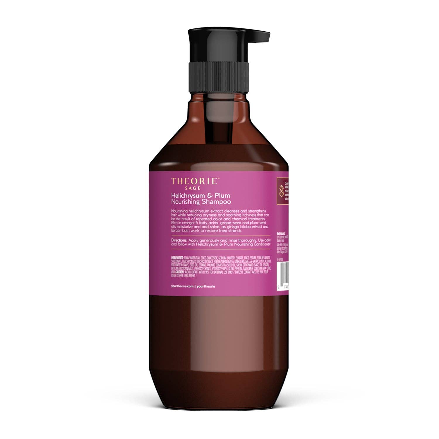 THEORIE - Wholesale Hair Shampoo - Helichrysum & Plum Nourishing Shampoo1