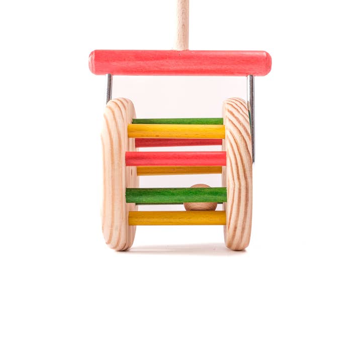 MORA PLAY - Vente Jouet en bois – enfant - Roue en bois à pousser