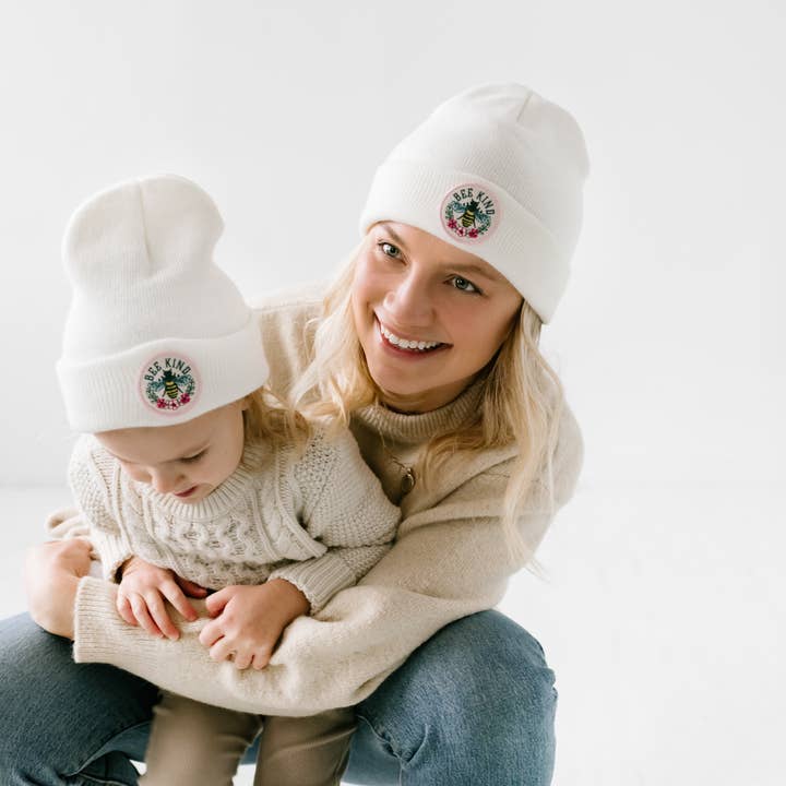 Seaslope - Wholesale Beanie - Kids - Bee Kind Dove Infant/Toddler Beanies Fits Ages 0-42