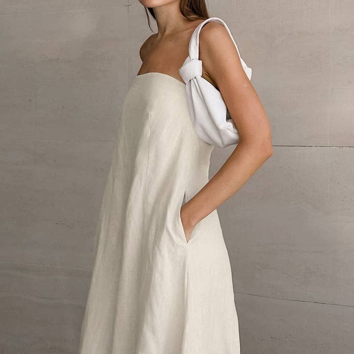 Marayn - Wholesale Dress - Women's - French Riviera Chic Linen Sundress10