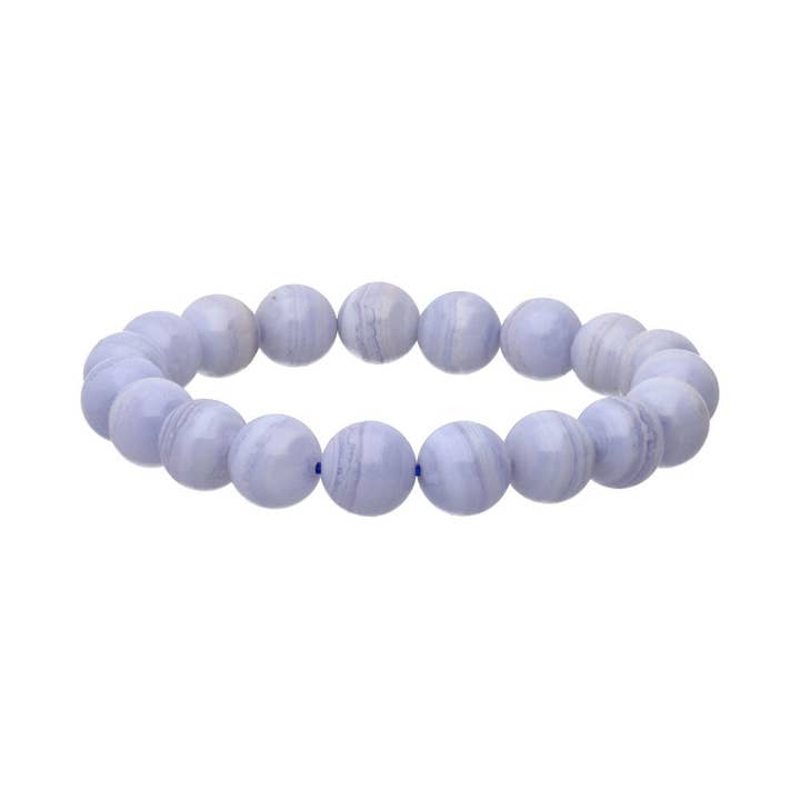 10 mm Chalcedony Bracelet for wholesale by Vives de la Cortada S.L