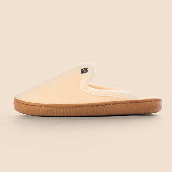 Women's Gripper Slipper, Cream for wholesale by Gripjoy