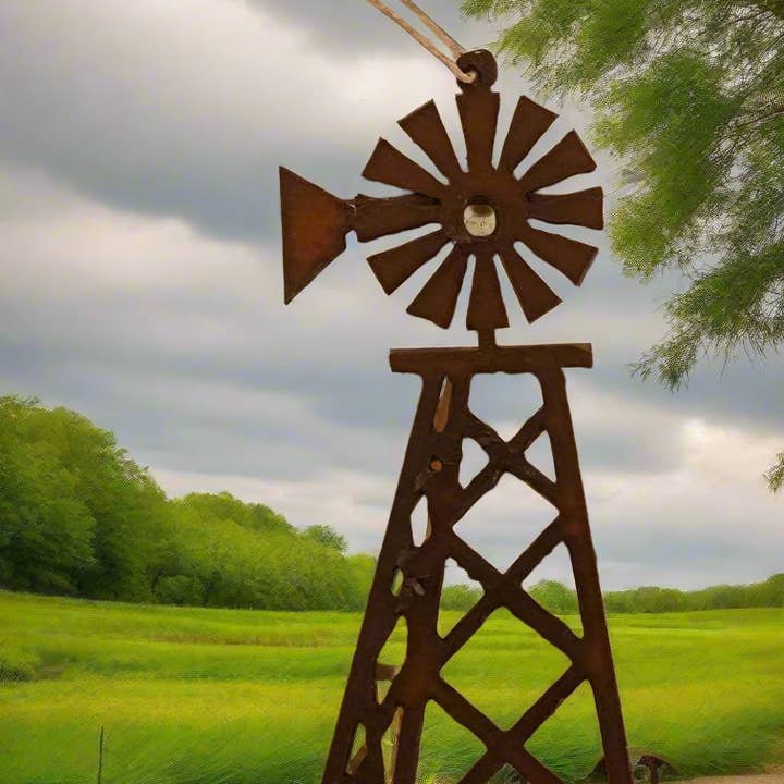 Universal Ironworks USA - Wholesale Ornament - Windmill Rustic Farm Ornament