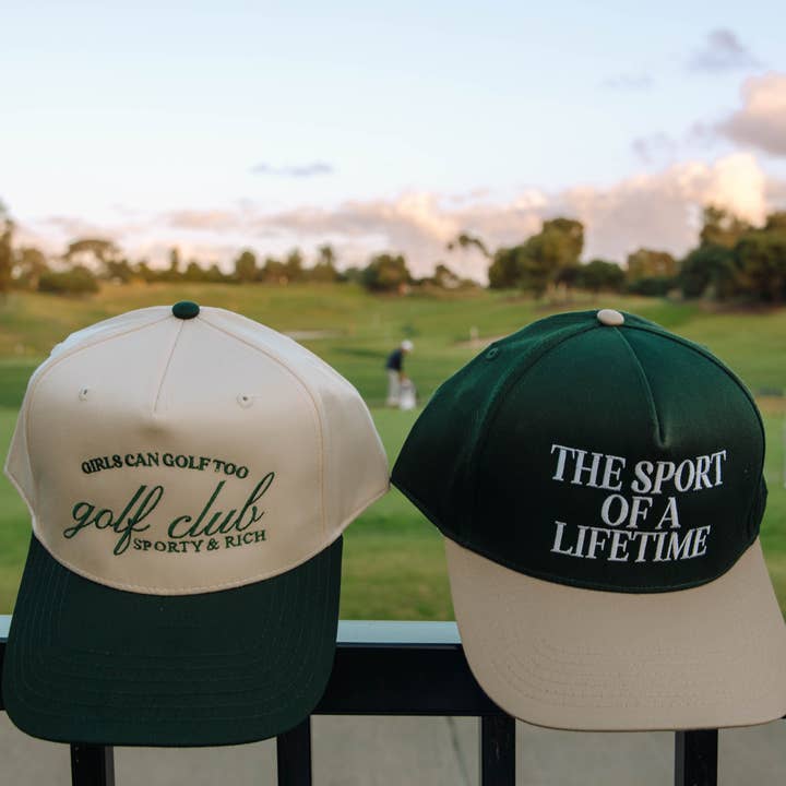 Ruby Moon - Wholesale Trucker Hat - Women's - Girls Can Golf Too Golf Club Sporty And Rich Hat