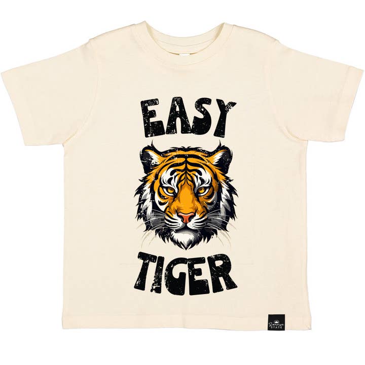 Sonrise State - Wholesale Screen Printed T-Shirt - Kids - Easy Tiger Boy's T-Shirt for Baby boy, Toddlers, and Youth