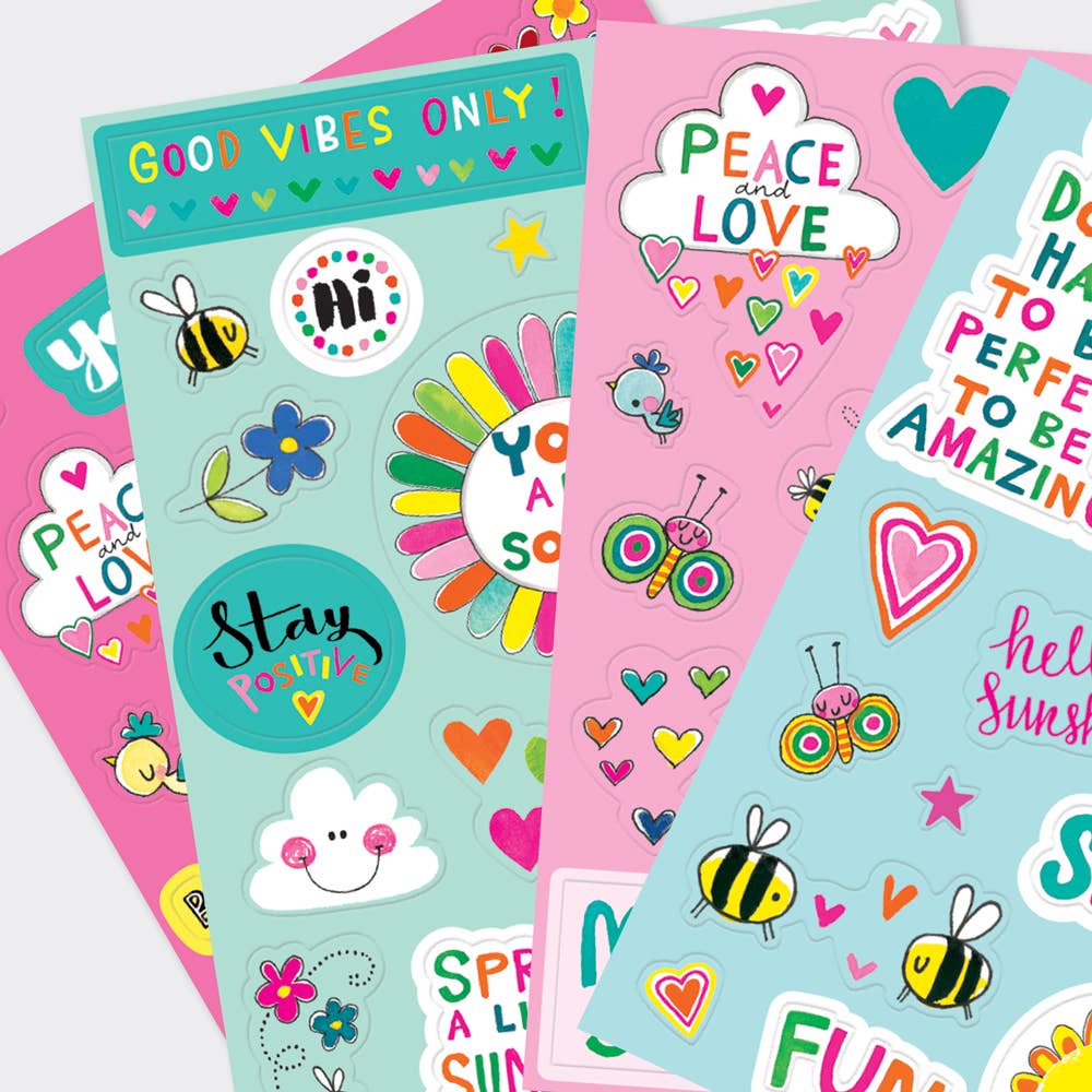 Rachel Ellen Designs – wholesale Sticker – Child & baby – Sticker Books - Positive Vibes1