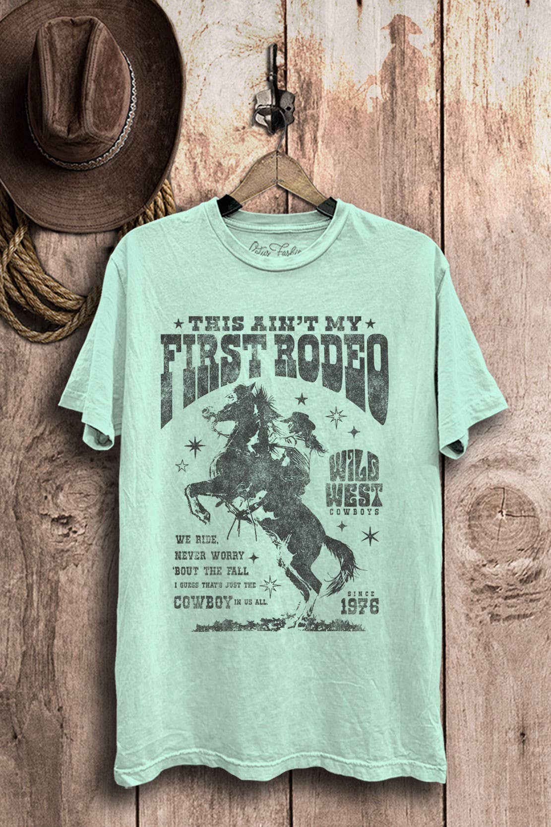 Lotus Fashion Collection - Wholesale Screen Printed T-Shirt - Women's - This Aint My First Rodeo Graphic Top4
