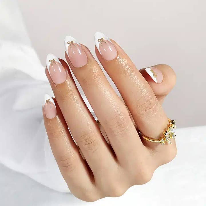 Dinner Star Almond Nails - Press On Nails | Long Lasting & Reusable for wholesale by Nail Pop Studio