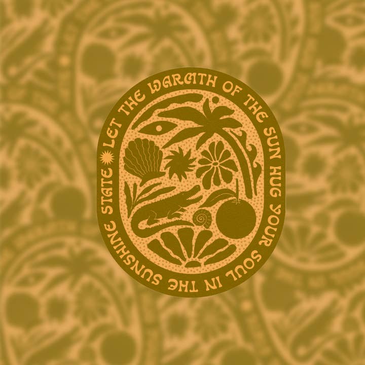Let The Warmth Of The Sun Hug Your Soul - Vinyl Sticker for wholesale by The SoulShine Co.
