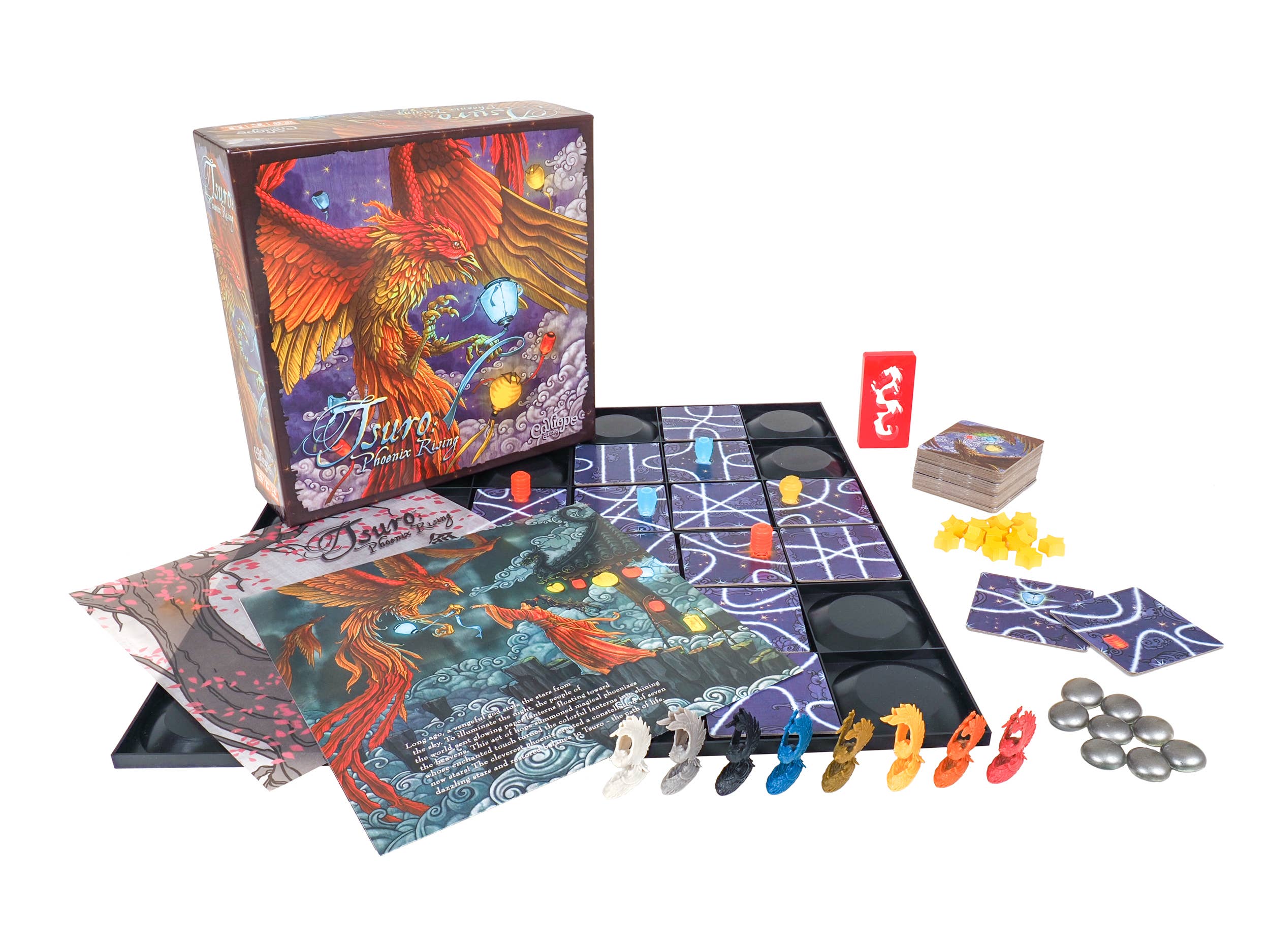 Calliope Games - Wholesale Board Game - Tsuro: Phoenix Rising - A Family Game of Fantastic Flight2