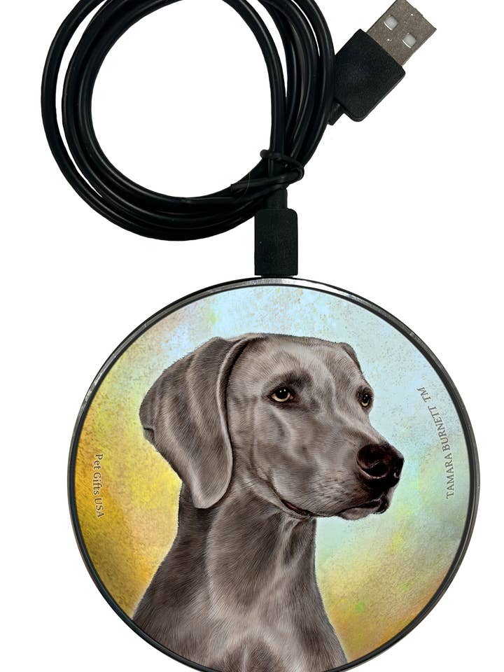 Weimaraner - Zoomies Phone Charger for wholesale by Pet Gifts USA, LLC