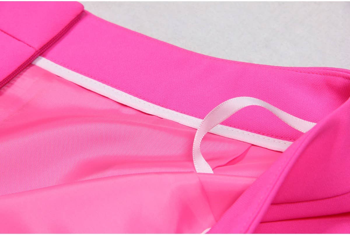 Productseeker - Venta al por mayor Conjunto de vestir - Mujer - Conjunto de tres piezas con blazer, crop top y shorts12