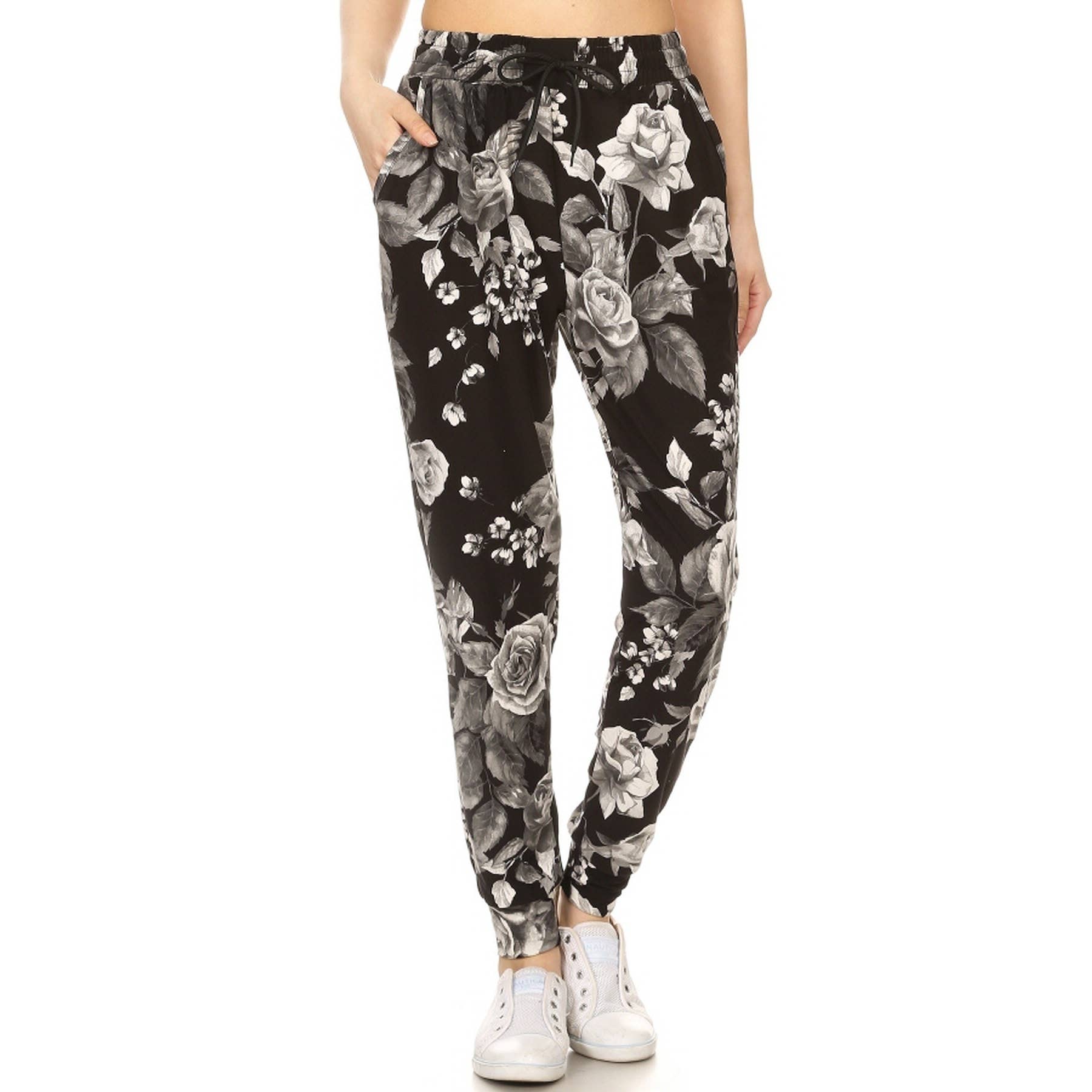 MULTI Buttery Soft Print Joggers with Drawstring for wholesale on Faire1