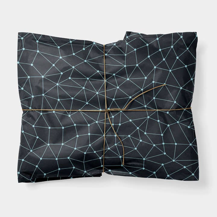 Papier Cadeau Réseau VI pour la vente par The Design Craft