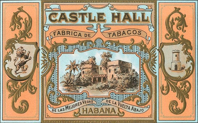 Found Image Press - Wholesale Stationery/Notecard Set - Greeting Card FG-371 Castle Hall, Cuban Tobacco Factory0