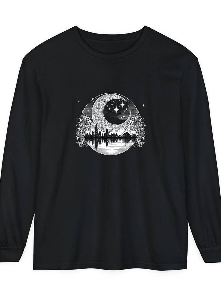 Winter Moon - Långärmad T-shirt för wholesale av Running With Wolves