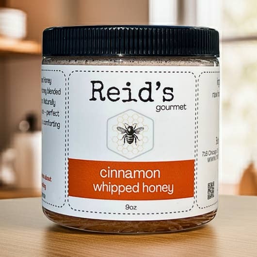 Cinnamon Whipped Honey, Small-Batch, All Natural, Spreadable for wholesale by Reid's Gourmet