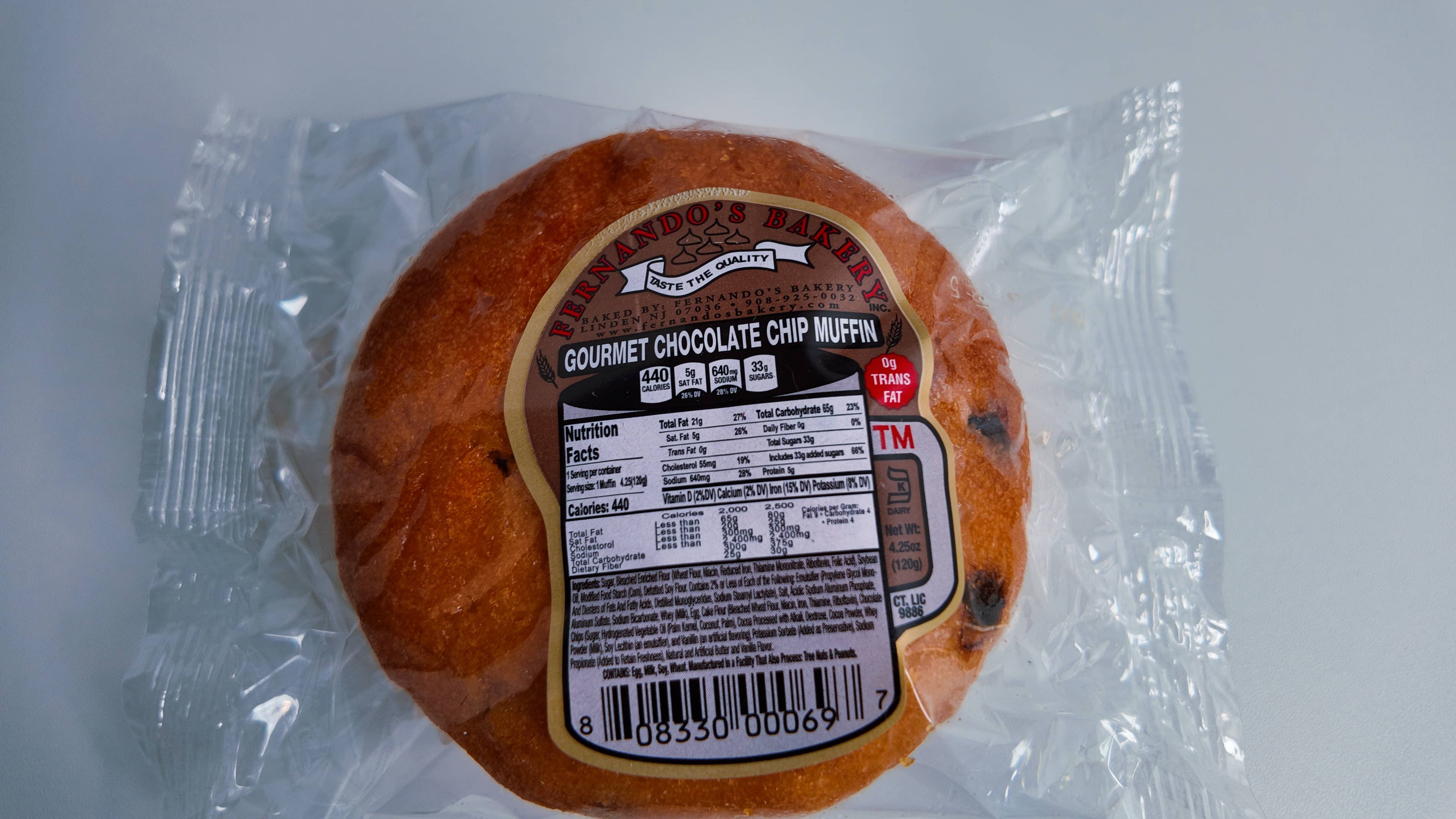 Horizon Top Market - Wholesale Muffin Mix - JUMBO MUFFINS-individually wrapped-5.15 OZ x 121