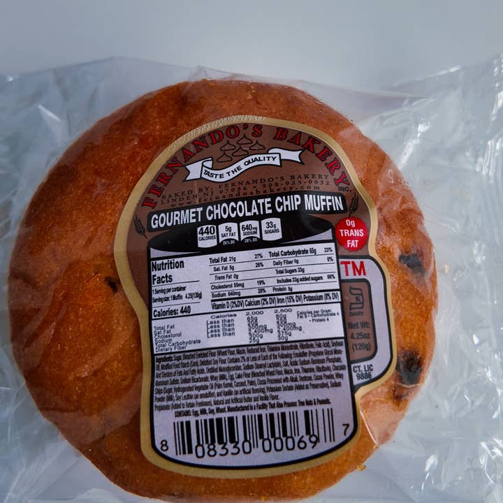 Horizon Top Market - Wholesale Muffin Mix - JUMBO MUFFINS-individually wrapped-5.15 OZ x 121